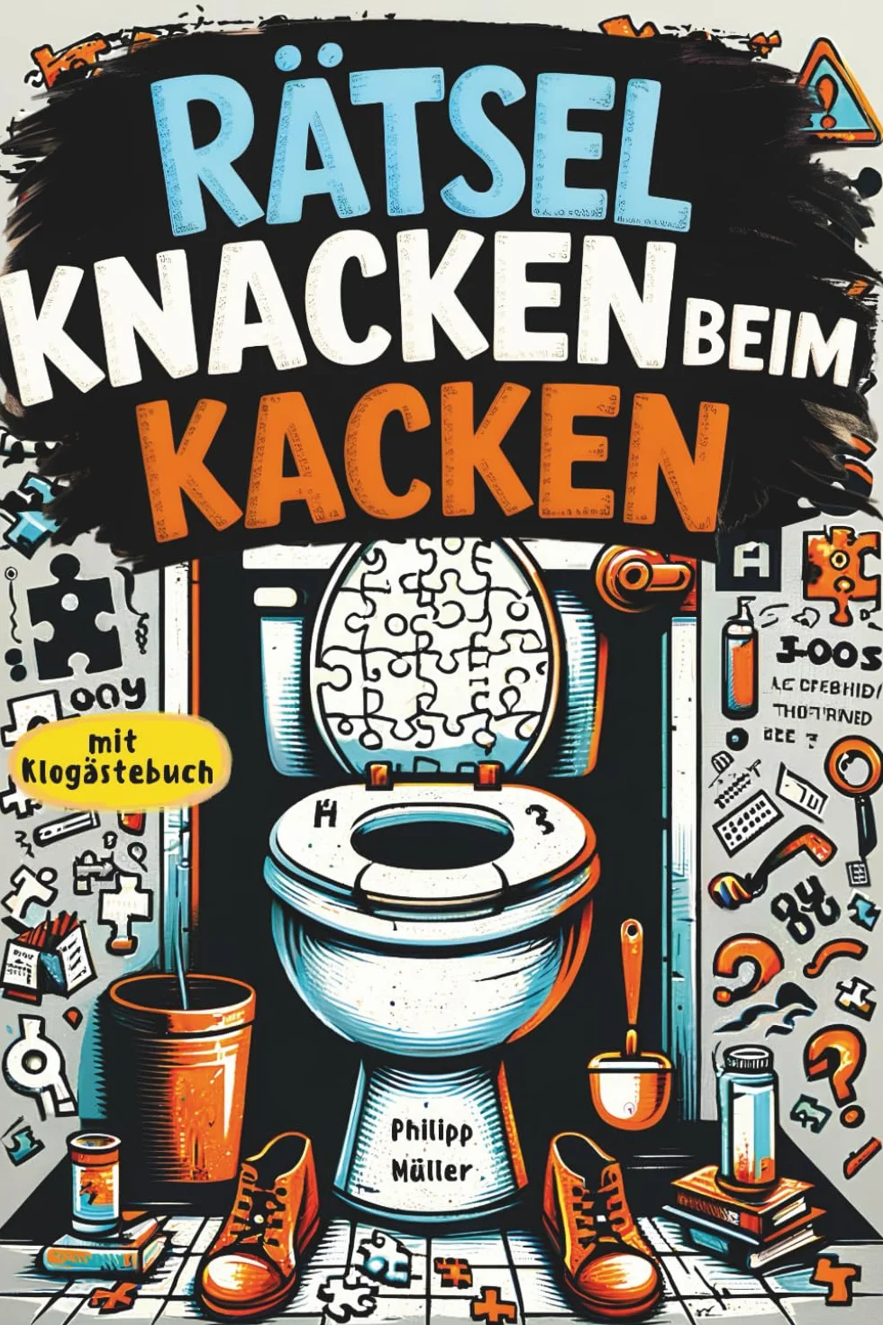 Rätsel knacken beim Kacken: Der ideale Begleiter fürs stille Örtchen – vollgepackt mit kniffligen Rätseln und humorvollen Sprüchen - inkl. ... zum Erlebnis | Beliebtes Geschenk für Männer