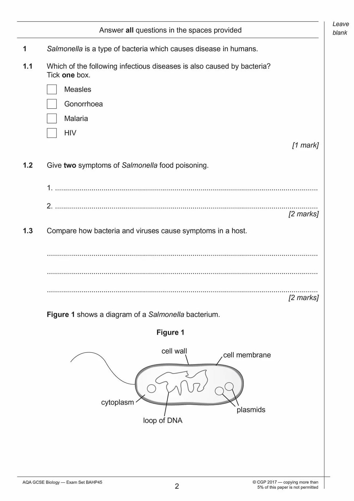 GCSE Biology AQA Practice Papers: Higher Pack 1