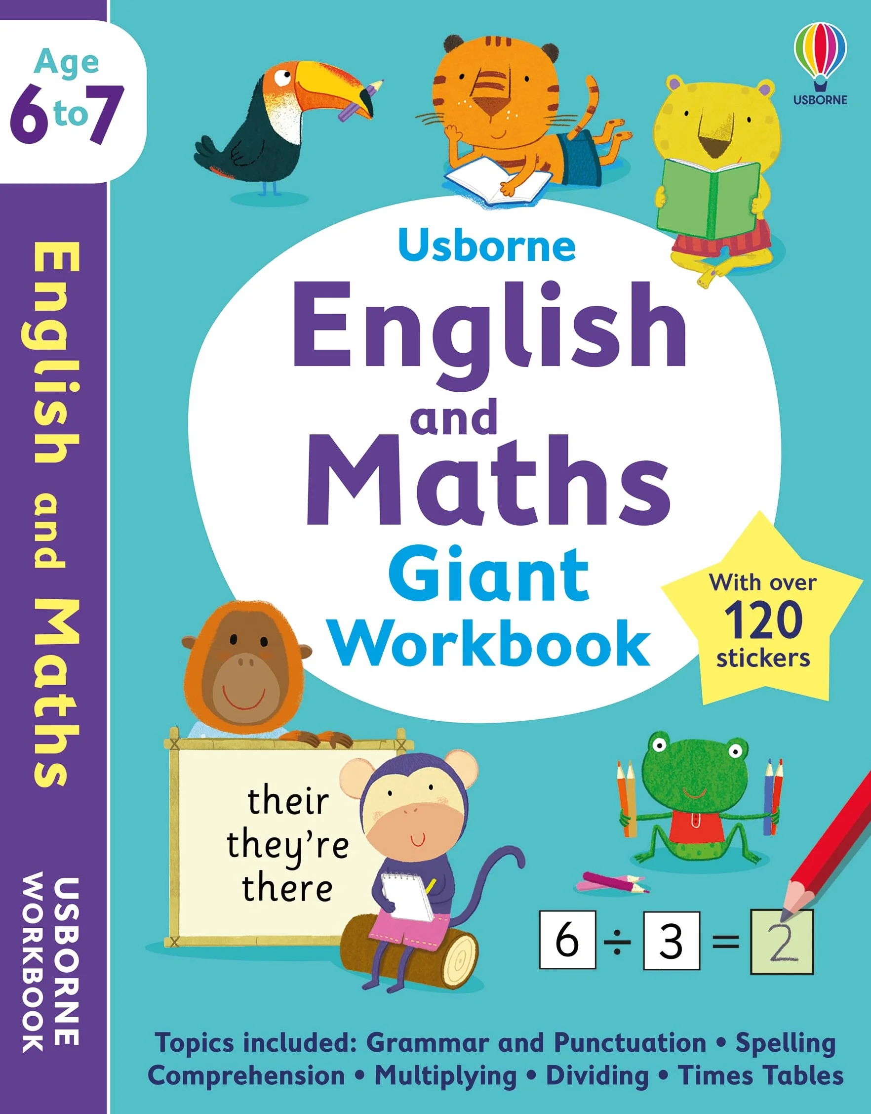 Usborne English and Maths Giant Workbook 6-7 (Usborne Workbooks)