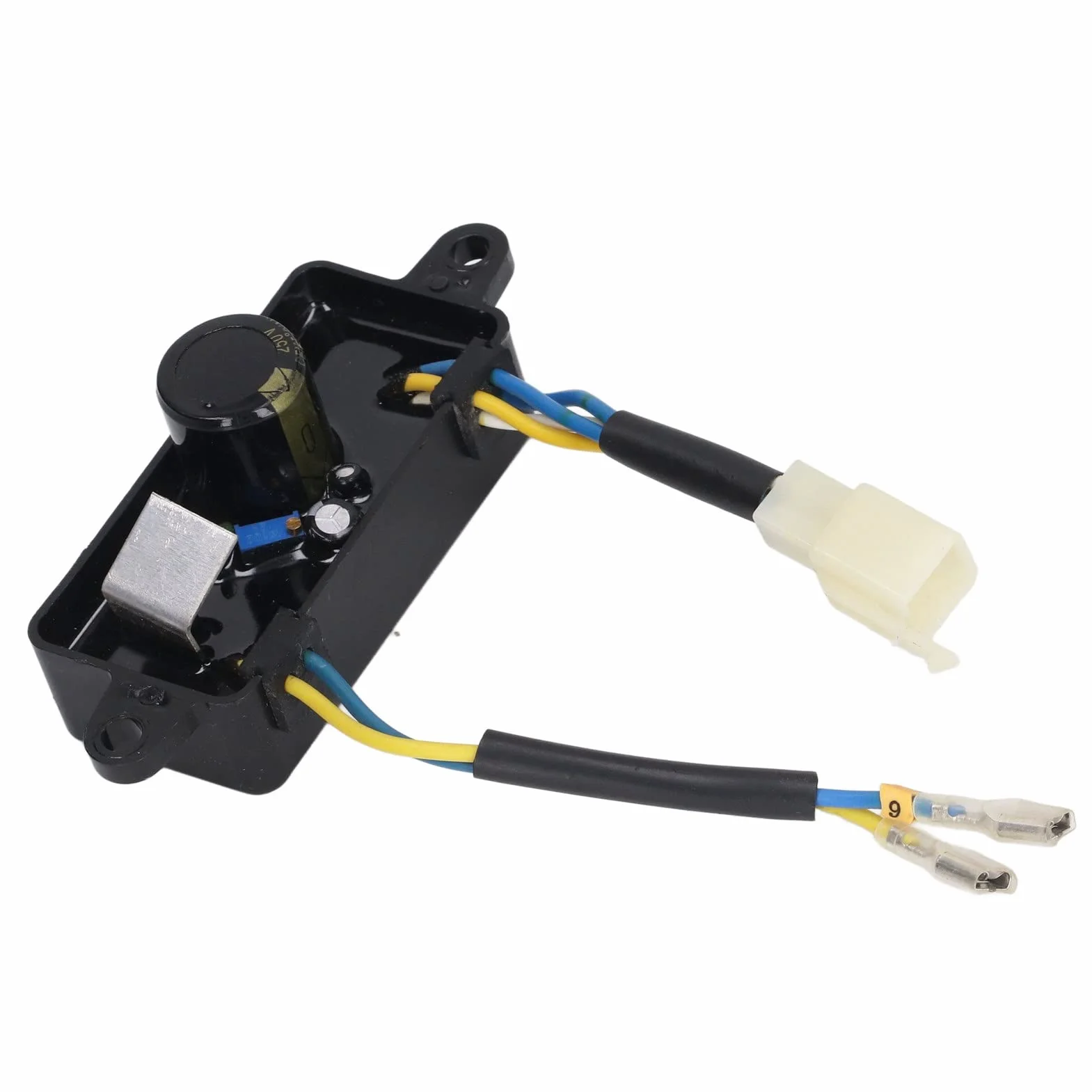 2.5KW Automatyczny Regulator Napięcia AVR Generator Regulator Napięcia Jednofazowy 6 Drut Benzynowy Regulator Napięcia dla Generatora 1-2,5KW 220μF
