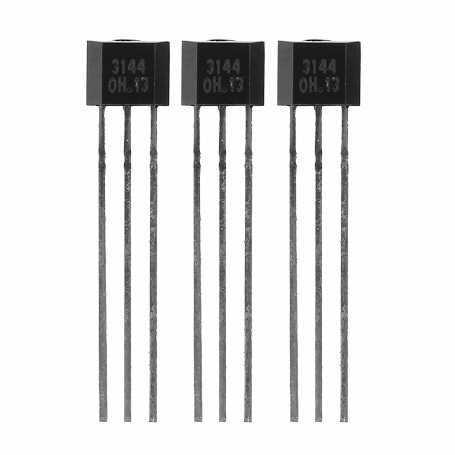 Czujnik Halla Magnetyczny 3144E A3144 10 sztuk 9.0×6.0×1.0 3Pin SIP