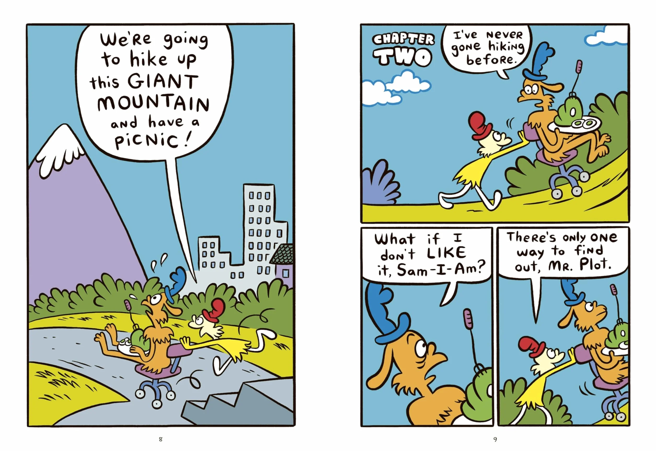 Dr. Seuss Graphic Novel: Green Eggs and Ham Take a Hike: A Green Eggs and Ham Story
