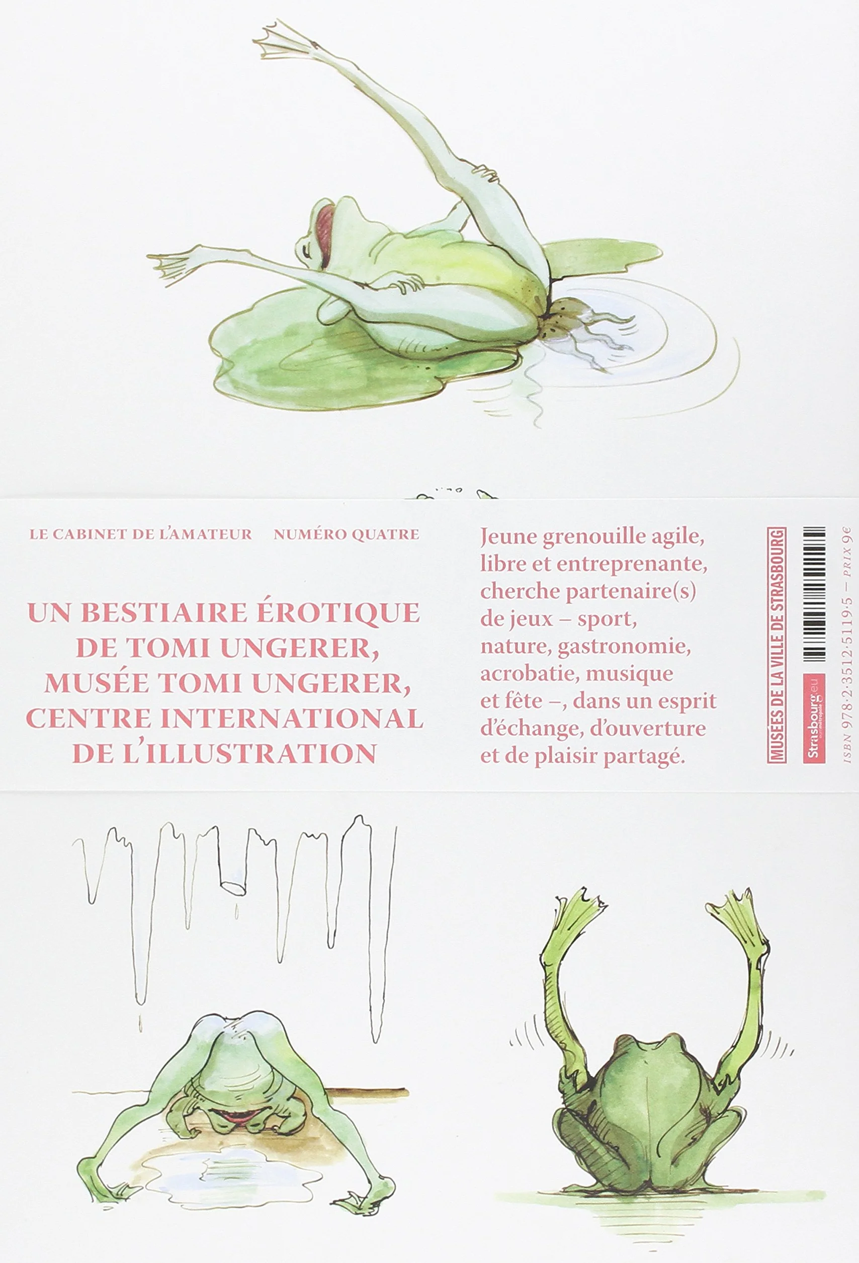 Kamasutra des grenouilles: Un bestiaire érotique de Tomi Ungerer