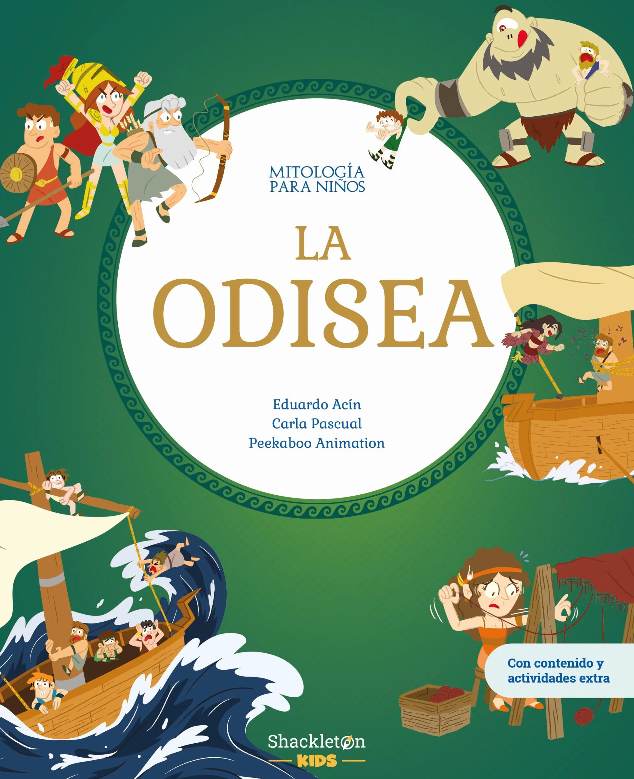 La Odisea: Las mejores historias de la mitología griega y romana para niños