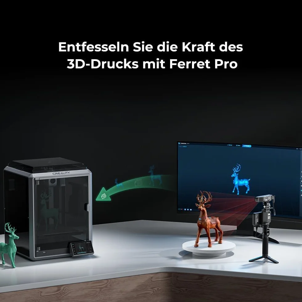 Creality CR Scan Ferret Pro Skaner 3D 0,1 mm bezprzewodowy ręczny