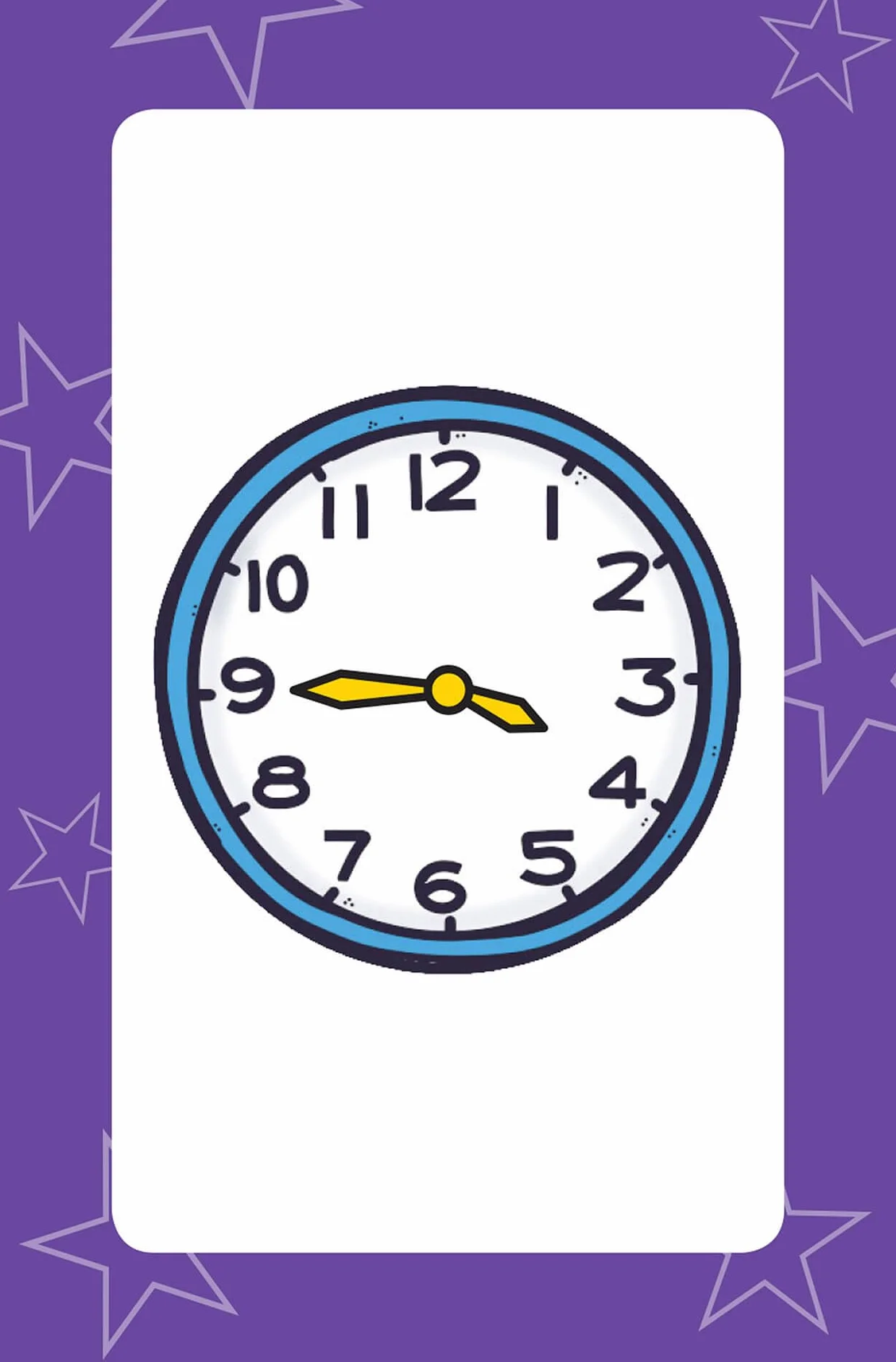 Telling the Time Flashcards for Ages 5-7
