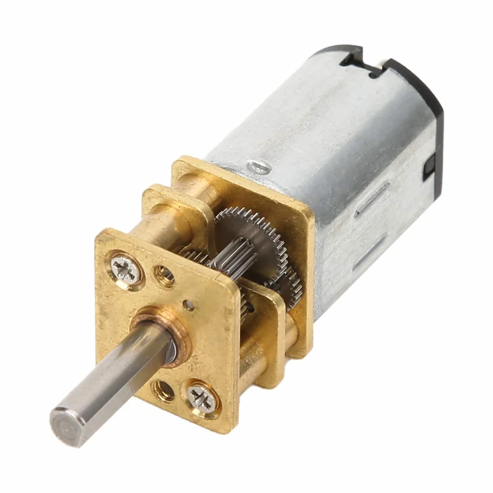 Silnik Przekładniowy GA12-N20 DC 12V z Metalową Skrzynią Biegów Redukcja Prędkości 60 500 1000 RPM Silnik Gear Motor Do Projektów Elektronicznych