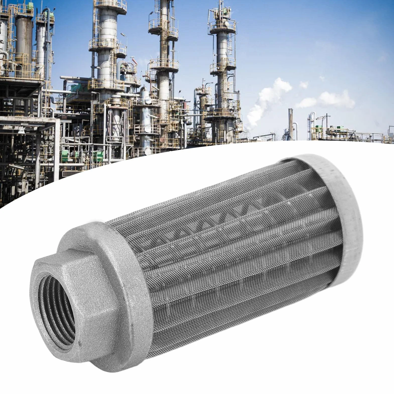 Hydrauliczny Filtr Siatkowy Oleju ze Stali Nierdzewnej, Połączenie Rurowe do Generatorów