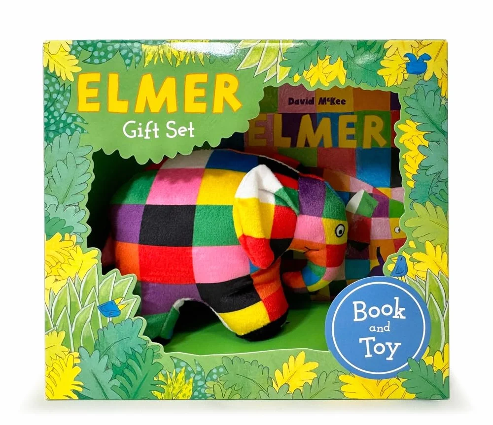 Elmer Book and Toy Gift Set