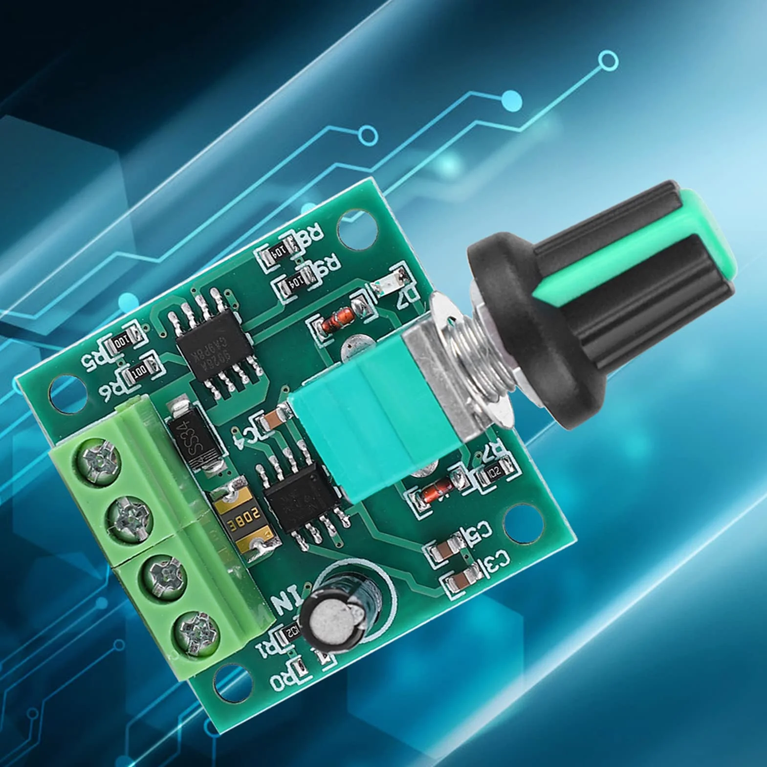 Niskonapięciowy Regulator Prędkości Silnika PWM DC 1.8-12V 2A