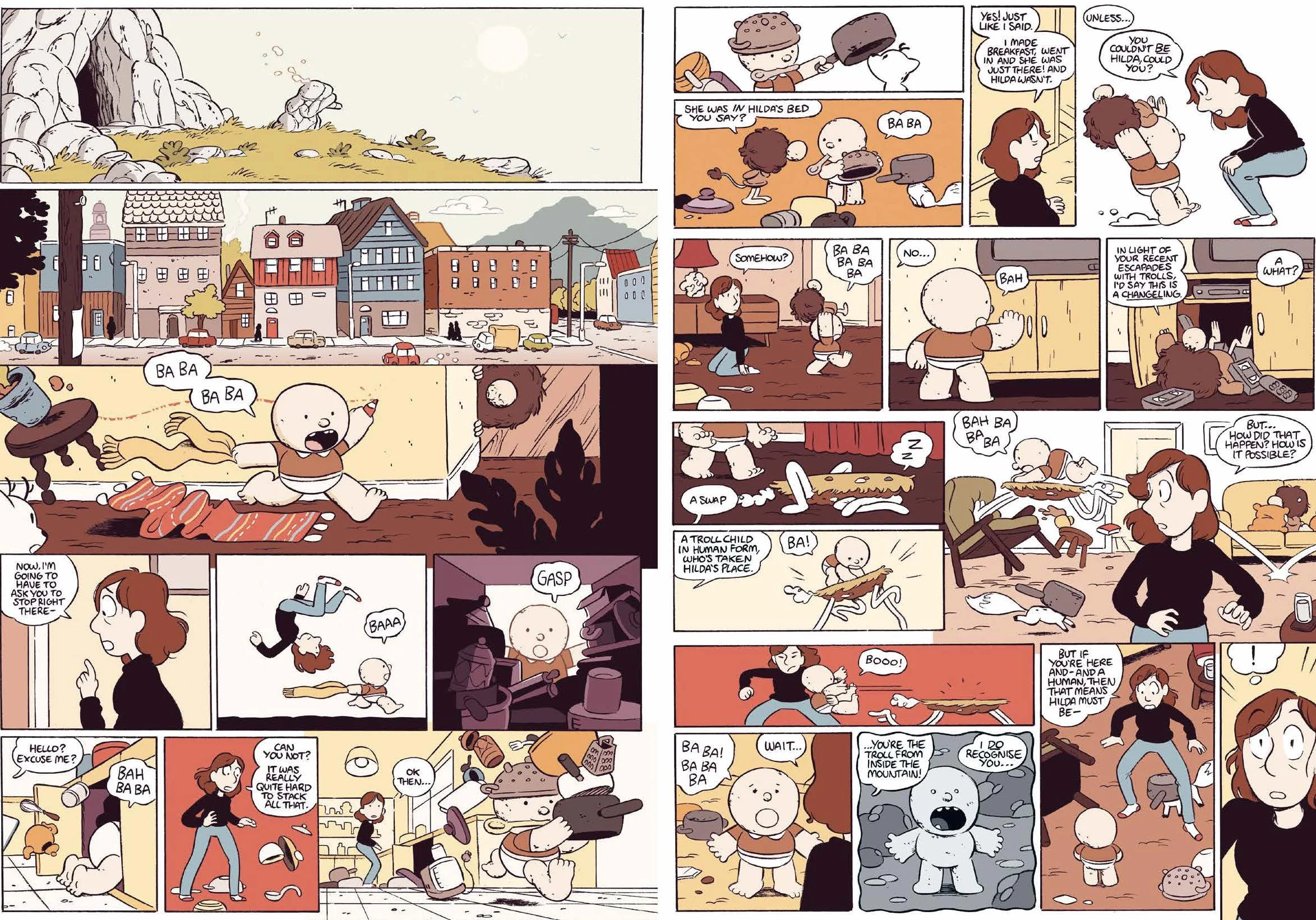 Hildafolk Comics Hilda and the Mountain King 6