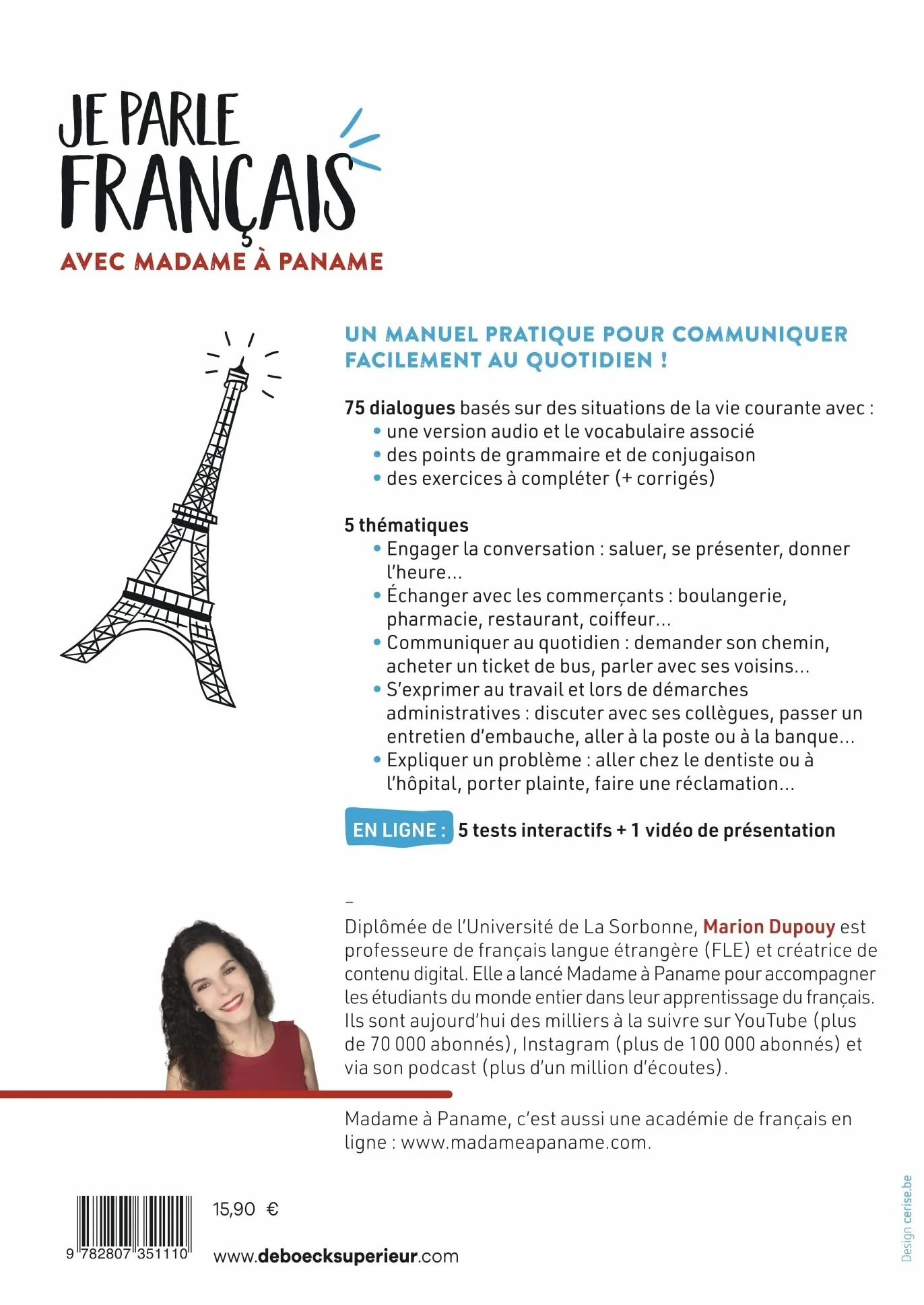 Je parle français avec Madame à Paname: Débutant FLE A1-A2