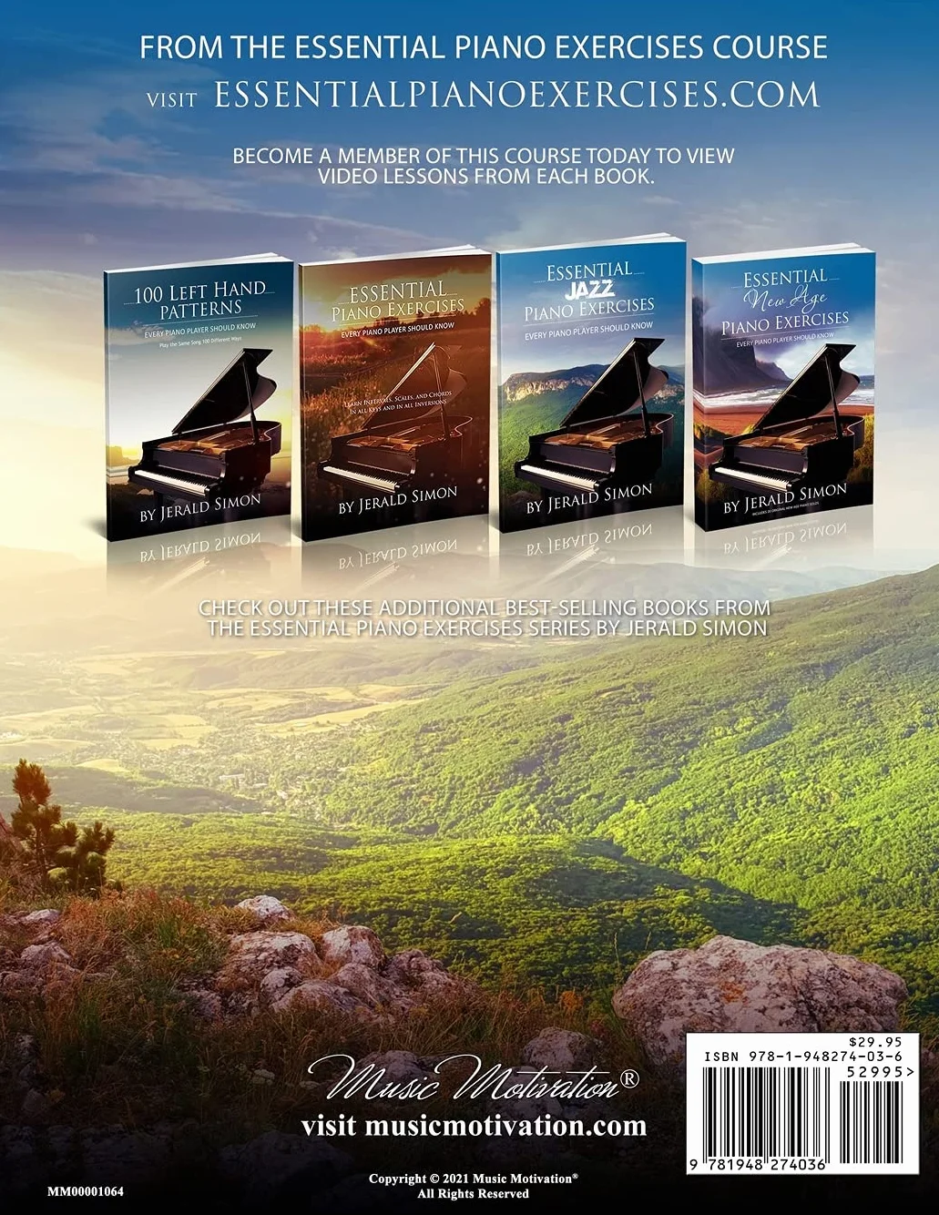 Essential Jazz Piano Exercises: Blues Scales, ii-V-I Progressions, Modal Improv & Licks