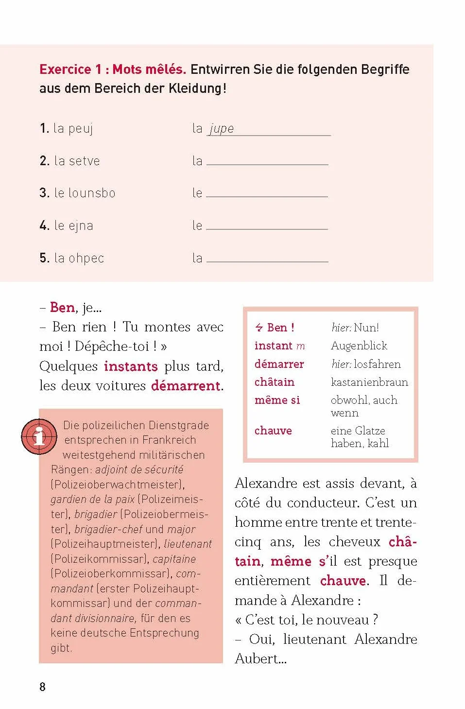 Le Cœur du Mal: Französisch A2