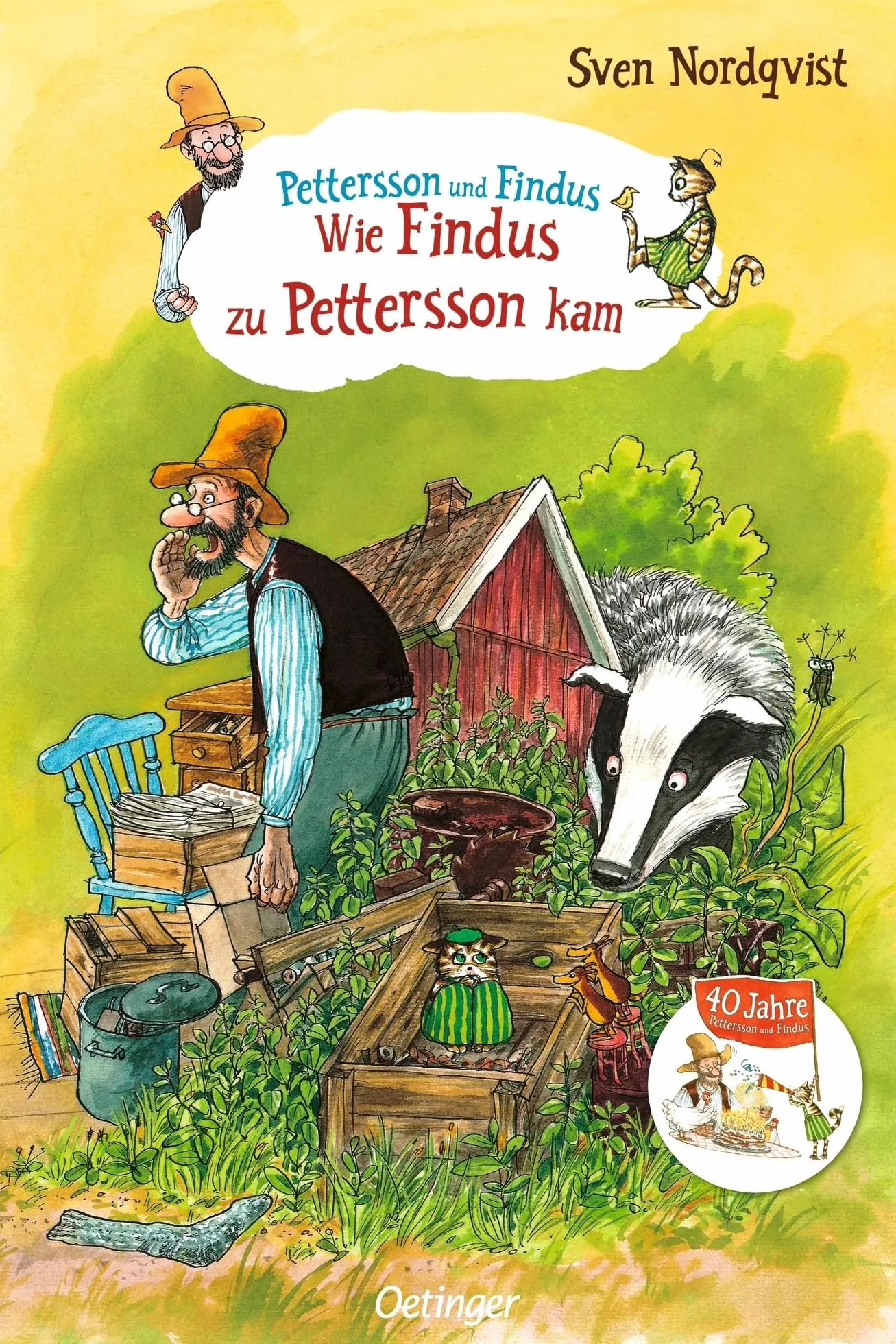 Pettersson und Findus. Wie Findus zu Pettersson kam: Riesen-Pappbilderbuch
