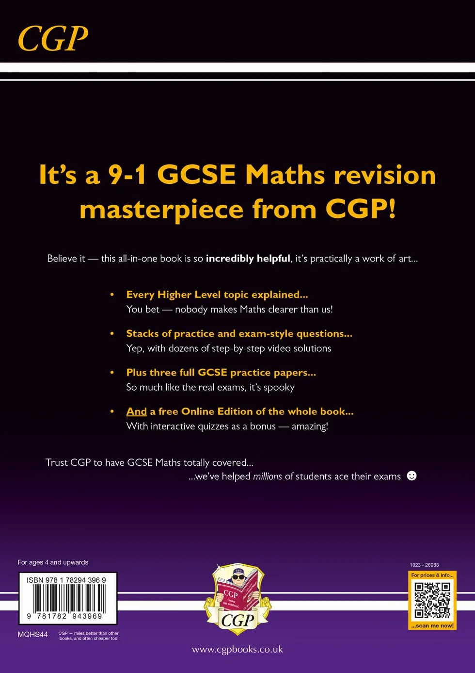 GCSE Maths AQA Complete Revision & Practice: Higher inc Online Ed, Videos & Quizzes