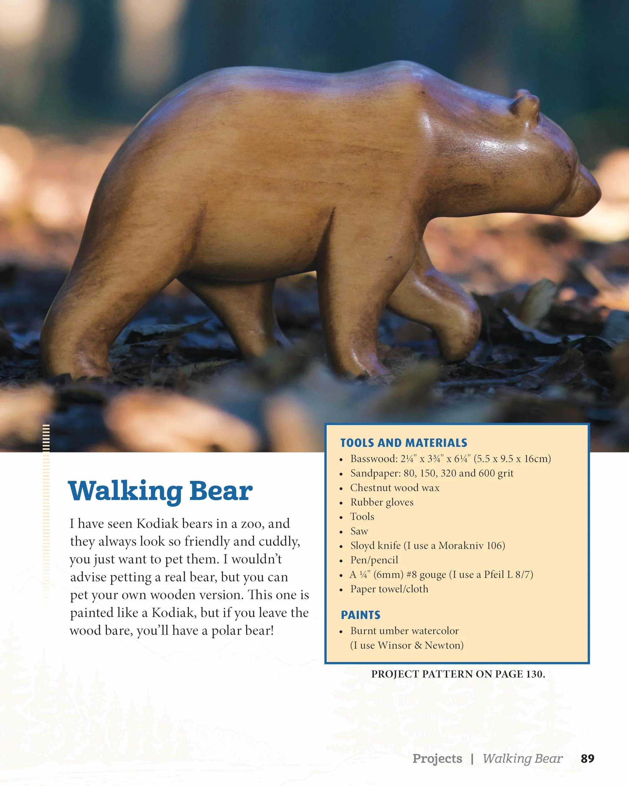 Easy Animal Carvings: Step-By-Step Wolves, Whales, Birds, Bears