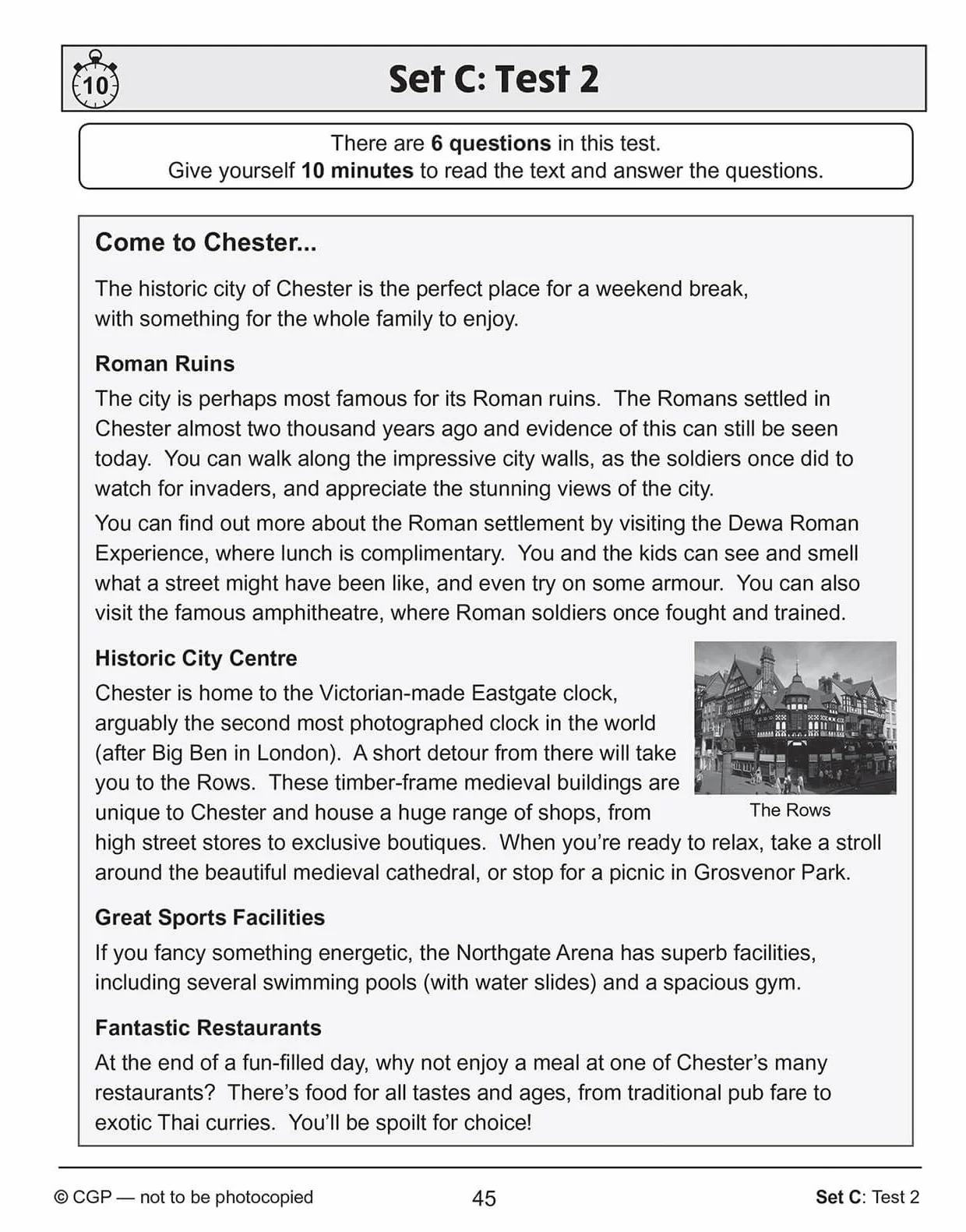 KS2 English SAT Buster 10-Minute Tests Reading Book 1 for the 2027 tests
