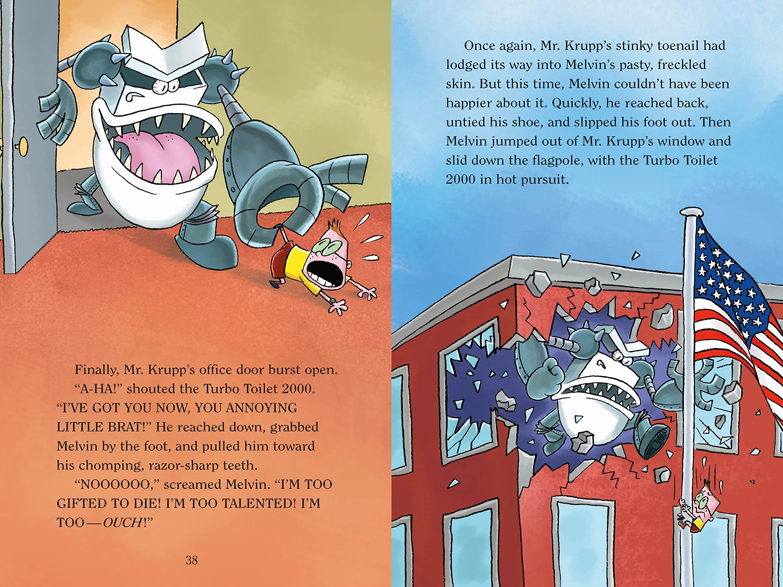 Captain Underpants and the Tyrannical Retaliation of the Turbo Toilet 2000 Full Colour Book 11