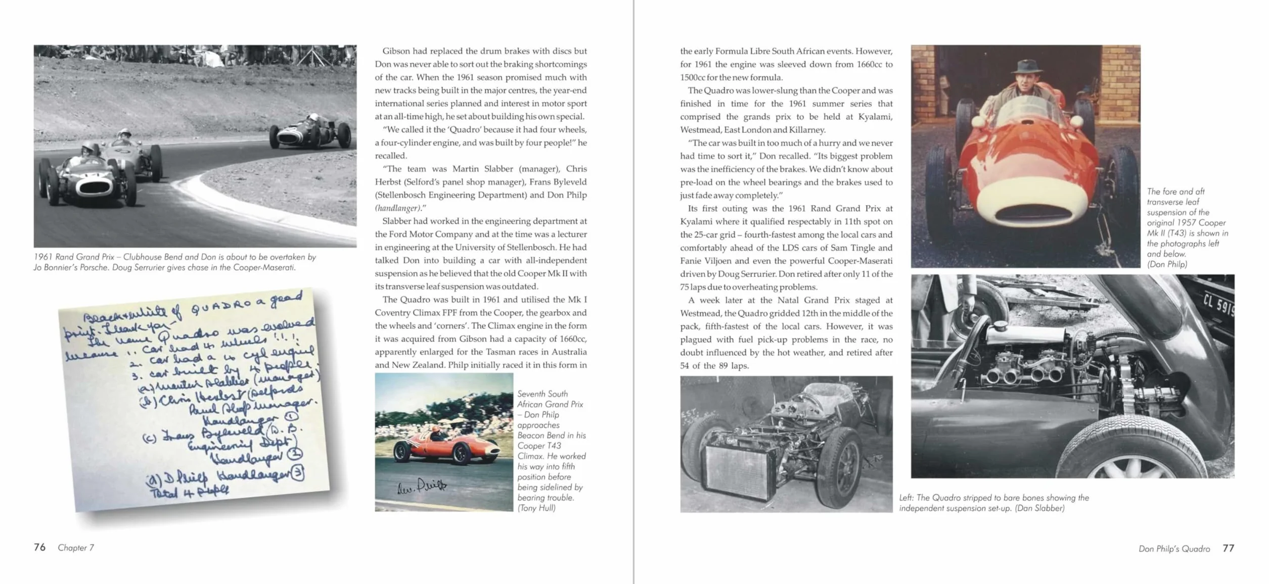 Special Brew: The Story of the Southern African Formula One and Libre Specials