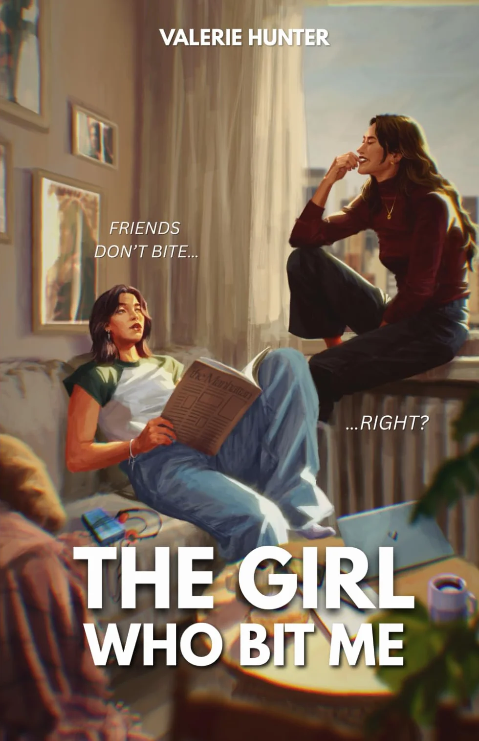 The Girl Who Bit Me: A Spicy Sapphic Vampire Romance