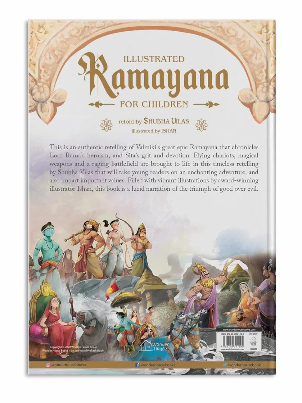 Illustrated Ramayana for Children: Immortal Epic of India Deluxe Edition