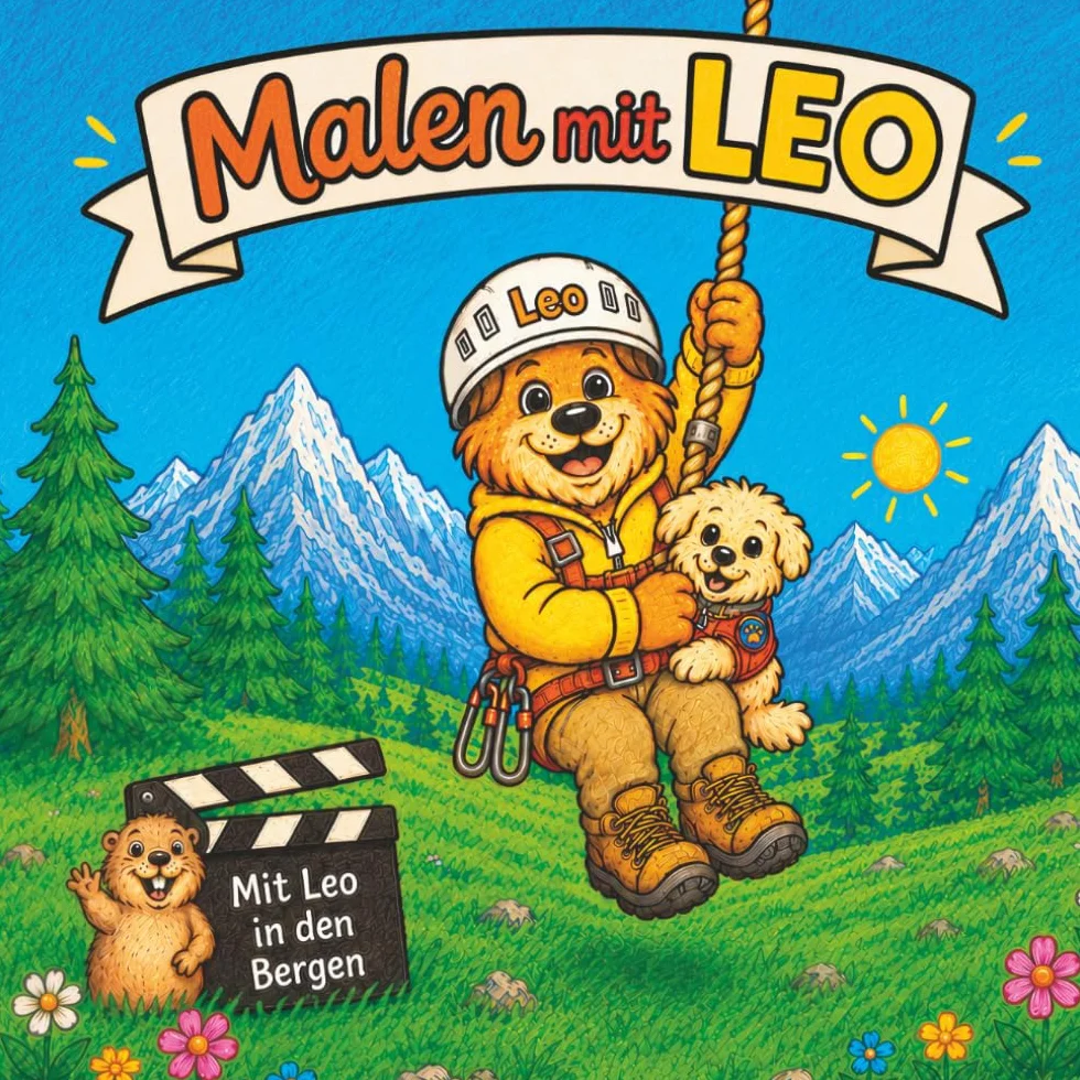 Malen mit Leo: Band 1 - Mit Leo in den Bergen