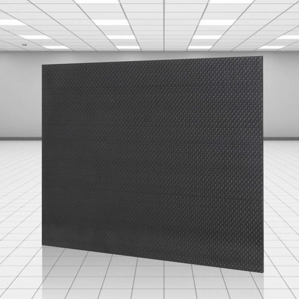 Longzhuo Płyta z włókna węglowego 200x300x0,5 mm skośny splot
