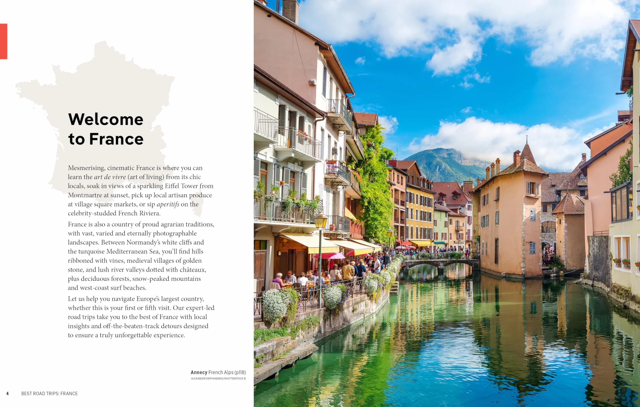 Best Road Trips France 4ed - anglais: Detailed Itineraries Travel Like a Local Insider Tips Covers Paris, Normandy, Loire Valley, Provence, and More
