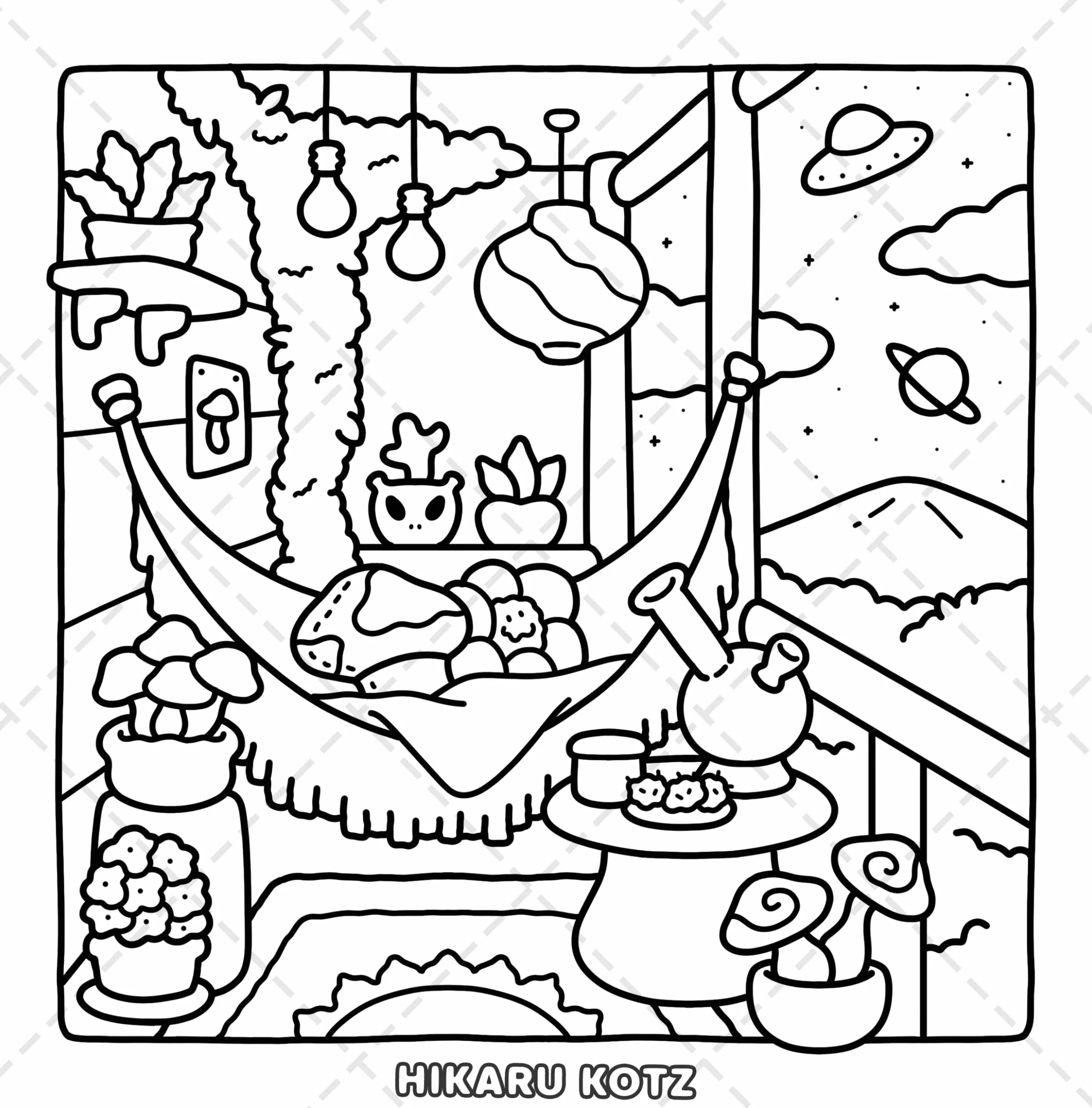 Stoner Life: High and Wild Coloring Book for Adults