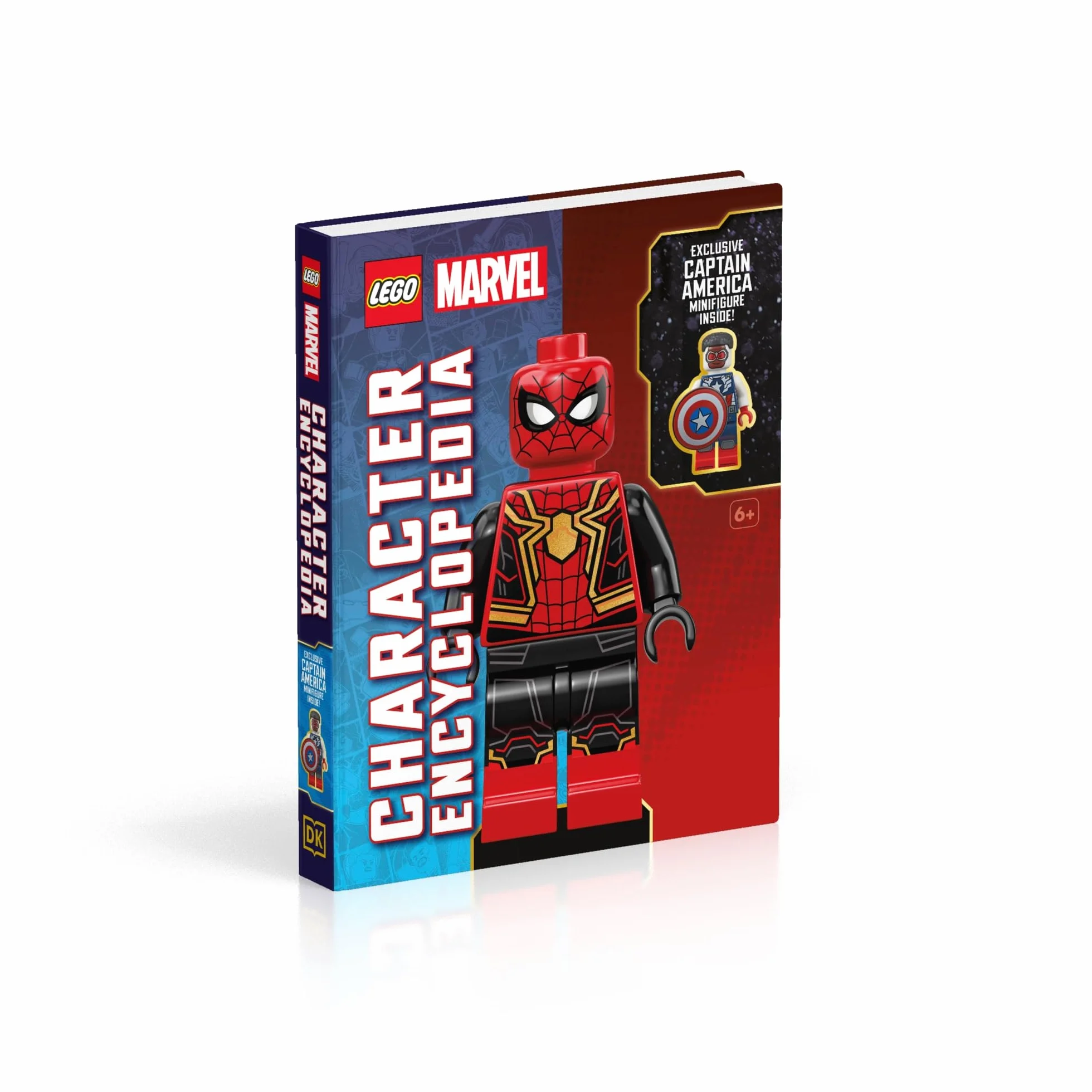 LEGO Marvel Character Encyclopedia z ekskluzywną minifigurką Kapitana Ameryki