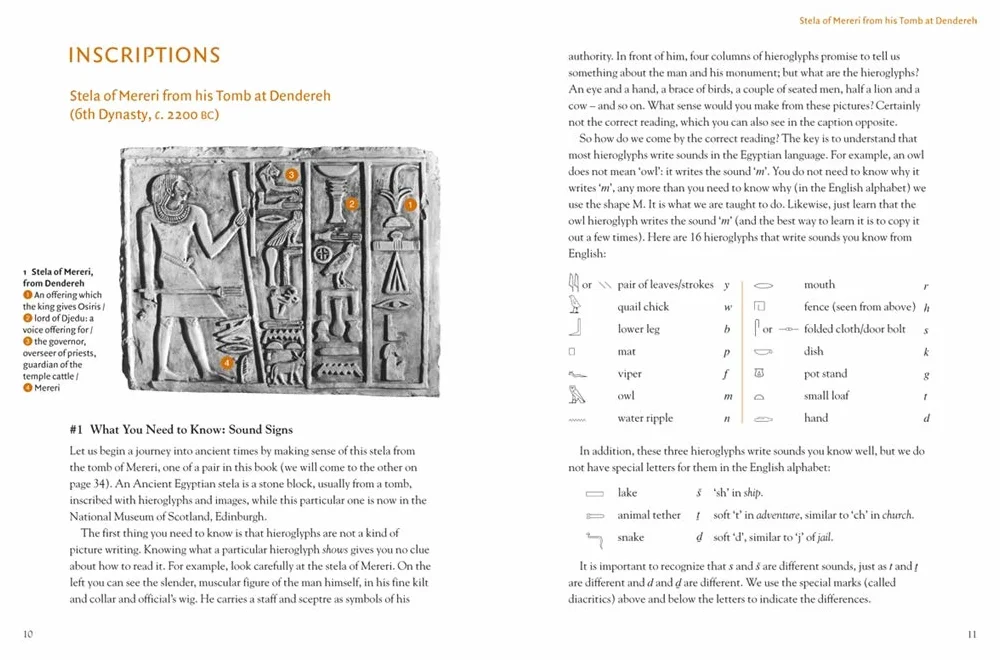 Egyptian Hieroglyphs for Complete Beginners /anglais: The Revolutionary New Approach to Reading the Monuments