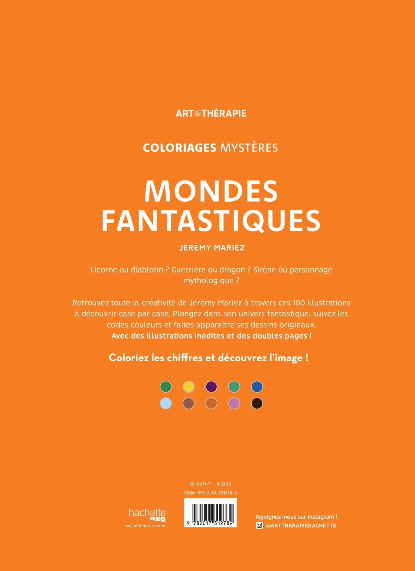 Coloriages mystères - Mondes fantastiques