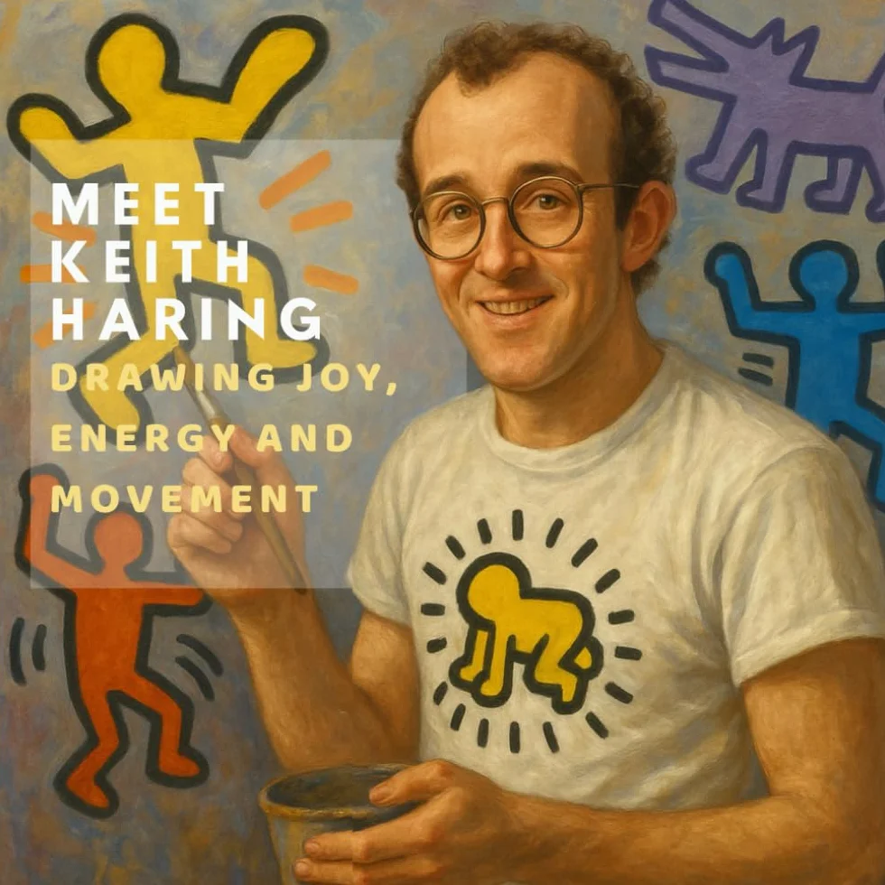Keith Haring Drawing Joy Energy Movement