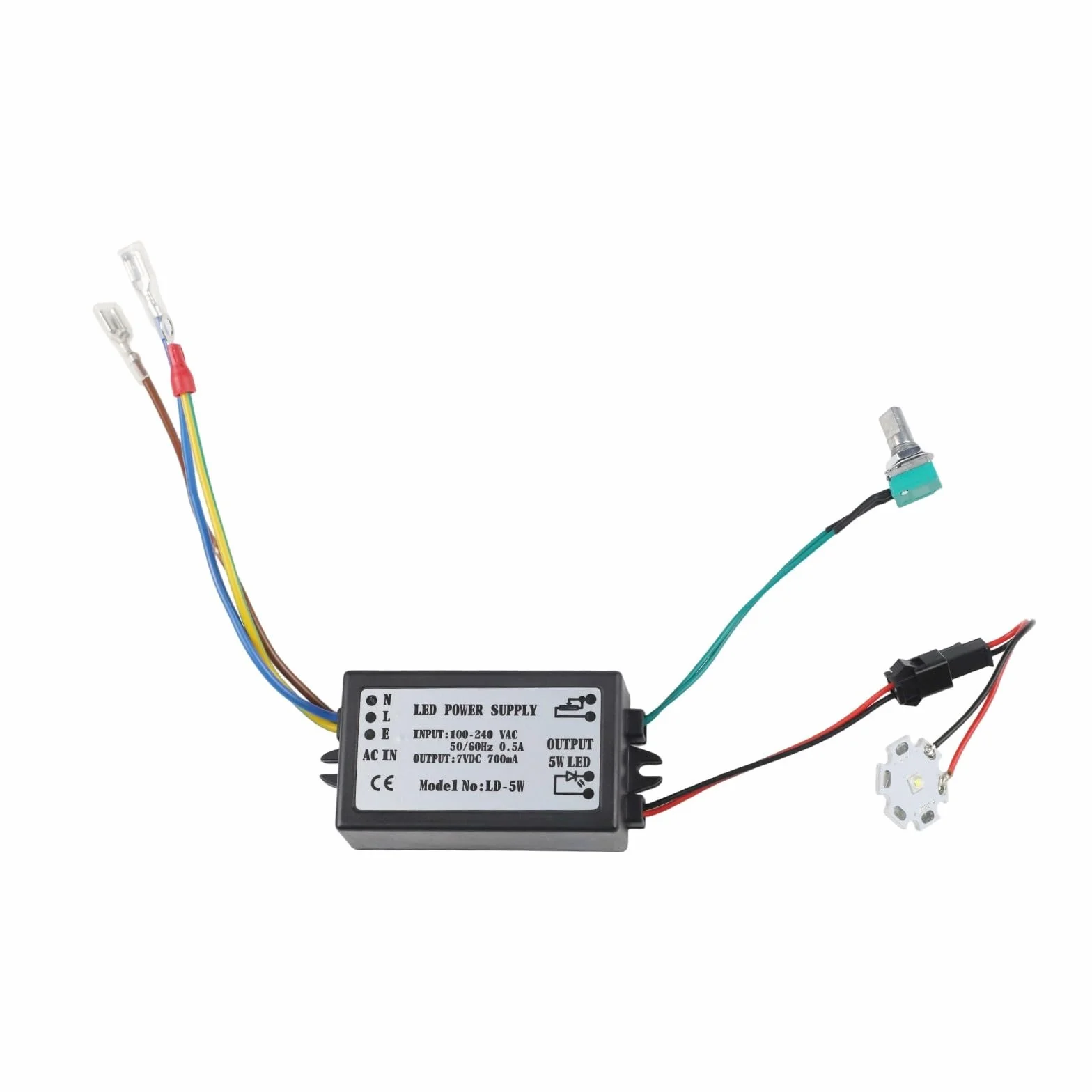 Mikroskop źródło zasilania LD-5W moduł LED ściemniany 3W 5W globalna kompatybilność napięcia