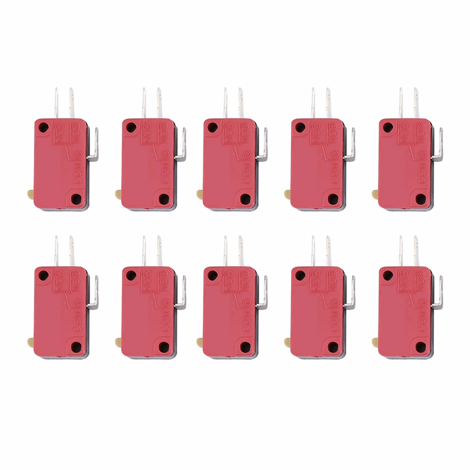 Mikroprzełącznik 10 szt. 3-pinowy krańcowy przycisk do elektroniki