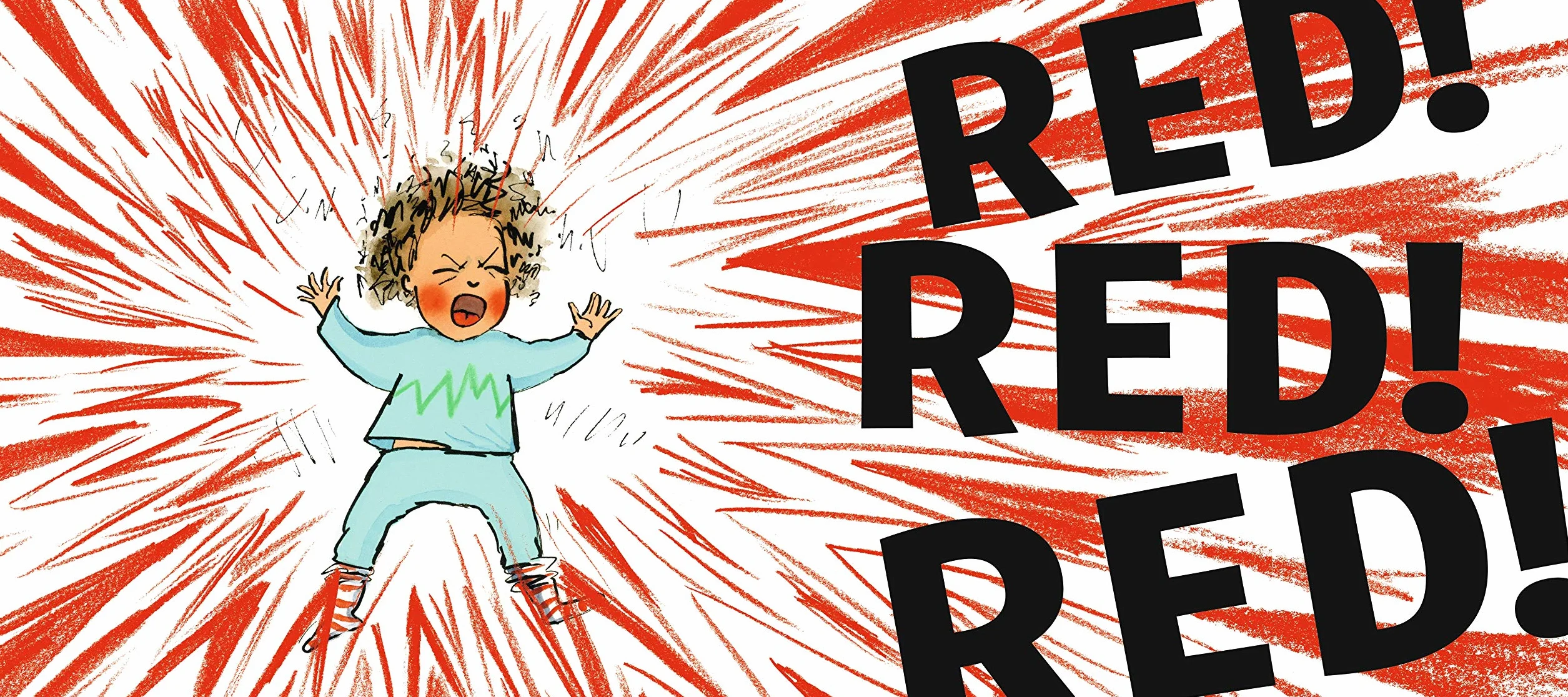 Red Red Red: Picture Book for Toddler Tantrums & Meditative Big Feelings