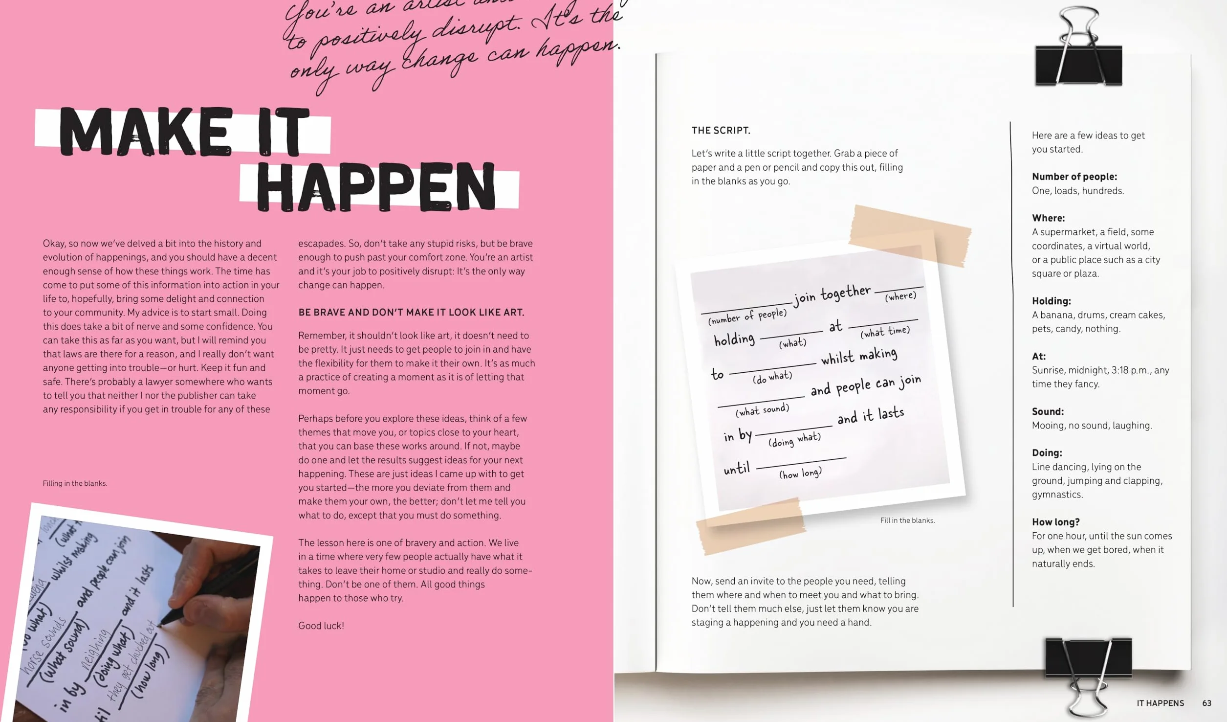 Make Art or Die Trying /anglais: The Only Art Book You'll Ever Need If You Want to Make Art That Changes the World