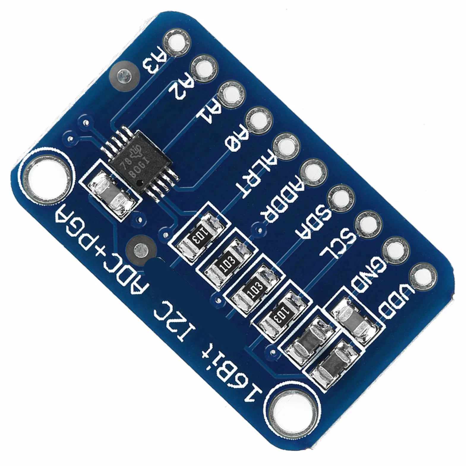 Raspberryads1115 Mcp3008 Breakout spawany 8cm/11pc 16-Bit I2C ADC Development Board Module Przetwornik analogowo-cyfrowy