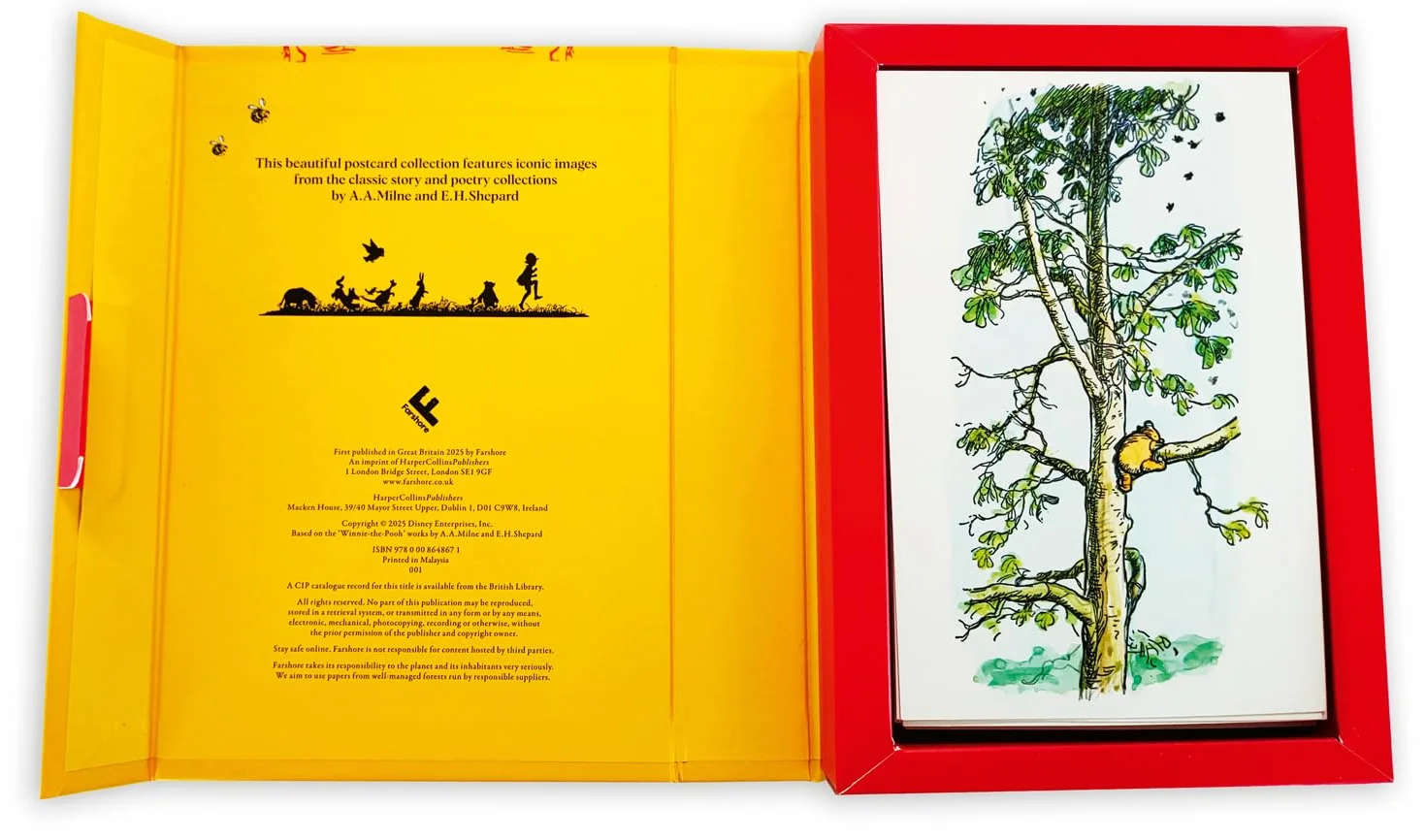 The Art of Winnie-the-Pooh: 50 Collectable Postcards: Gift Set with 50 Illustrated Art Postcards featuring E.H. Shepard’s iconic images from Milne’s much loved stories and poetry