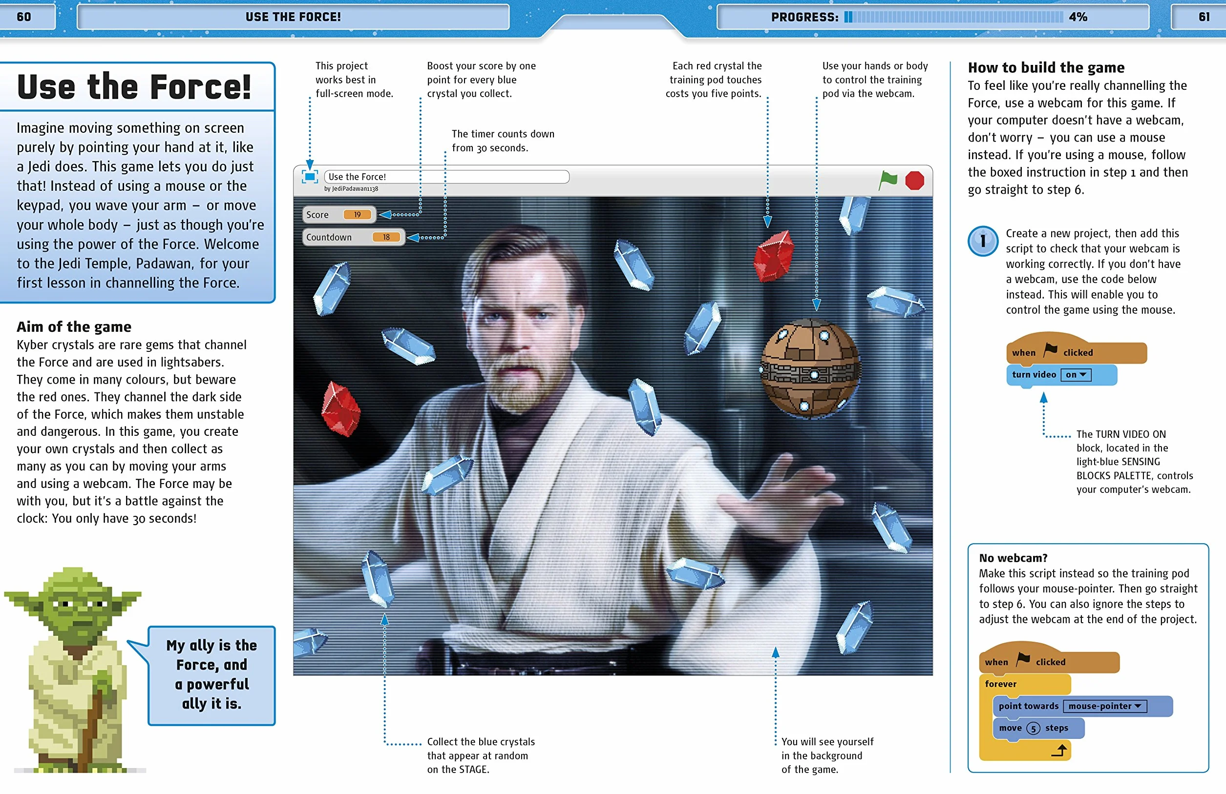 Star Wars Coding Projects: Step-by-Step Visual Guide to Animations, Games & Simulations