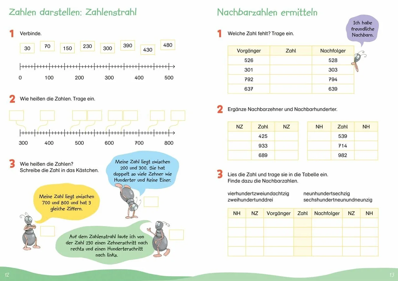 Fit für Mathe 3. Klasse Mein Übungsheft Rechnen bis 1000 Grundrechenarten Sachaufgaben Geometrie