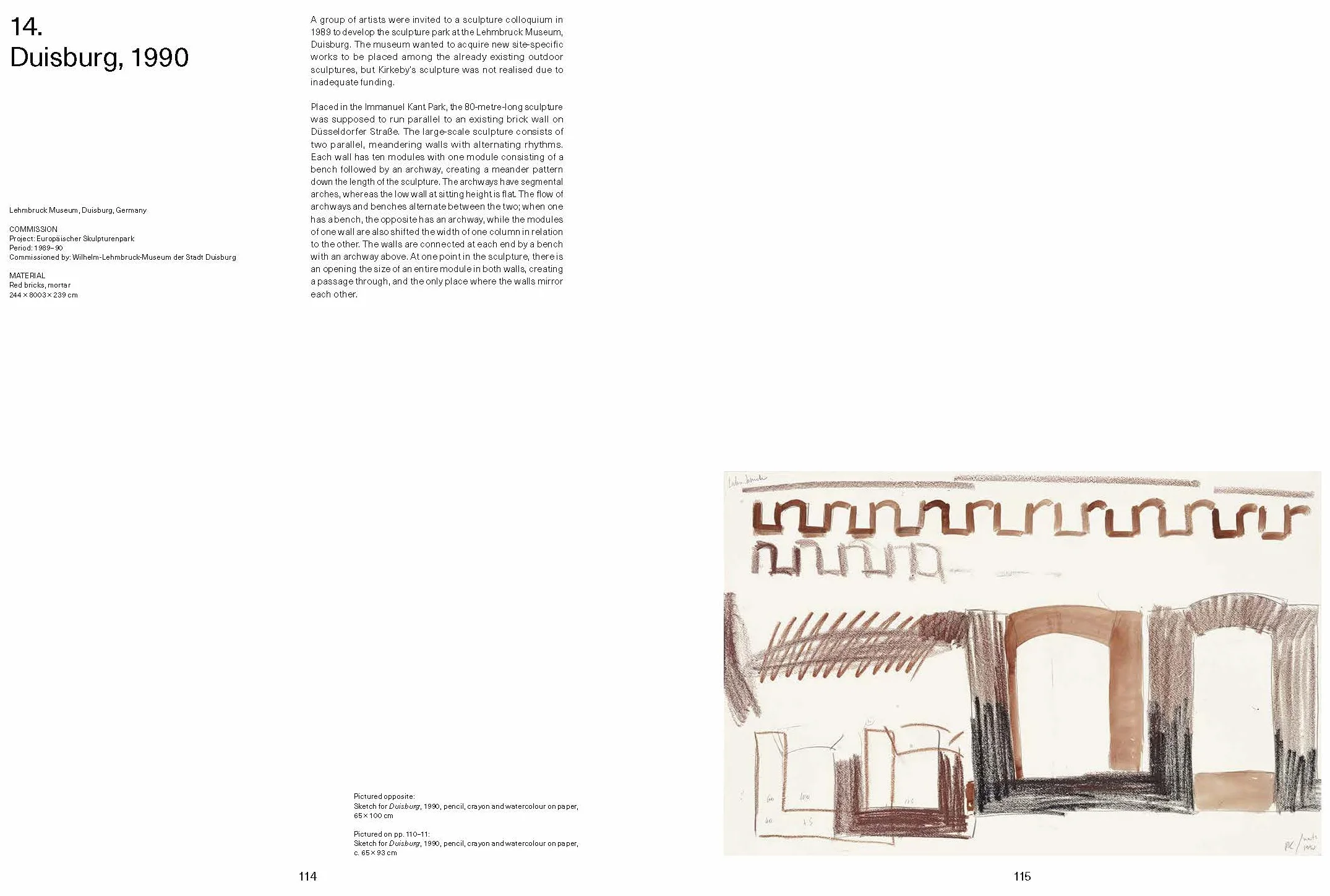 Per Kirkeby: The Complete Bricks: Vol. 2: The Unrealized Projects