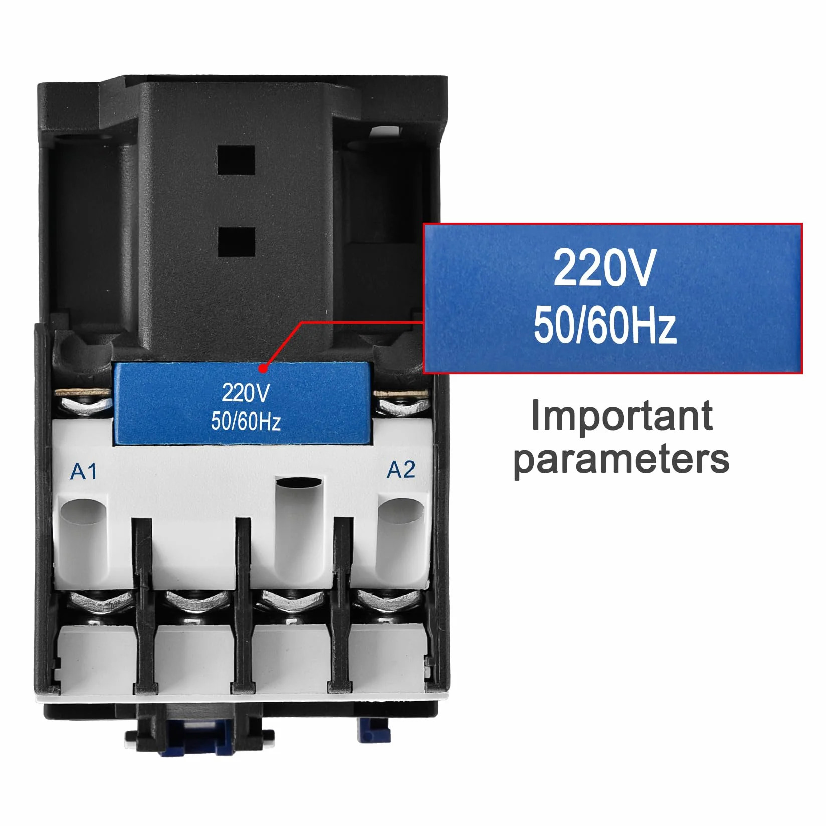 Heschen CJX2-2510 3-biegunowa cewka stykowa 25A 220V 380V