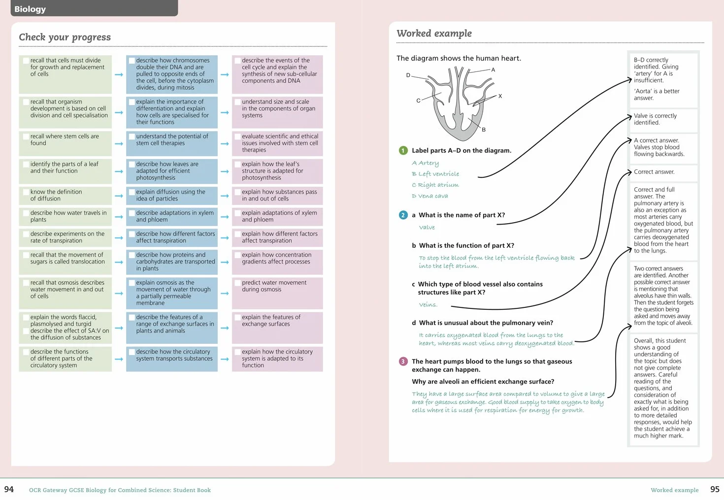 OCR Gateway GCSE Biology for Combined Science 9-1 Student Book