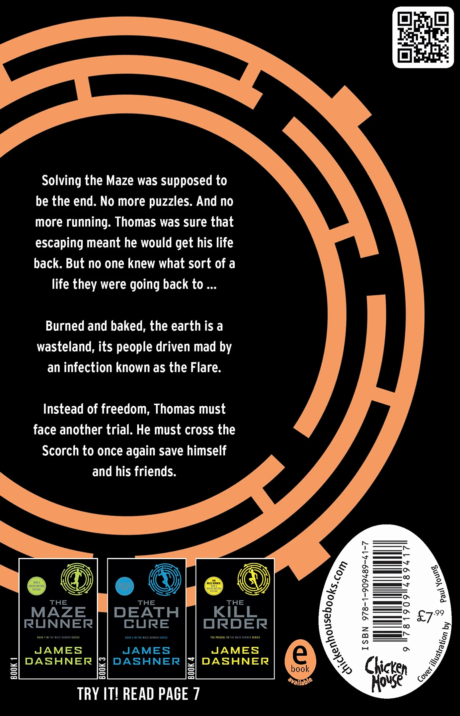 The Scorch Trials: book 2 in the multi-million bestselling Maze Runner series