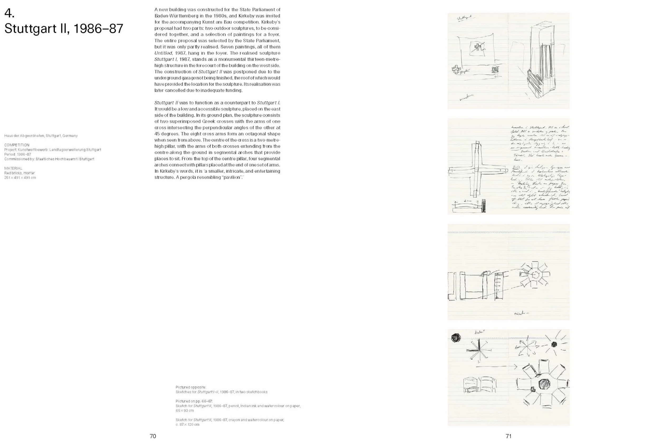 Per Kirkeby: The Complete Bricks: Vol. 2: The Unrealized Projects