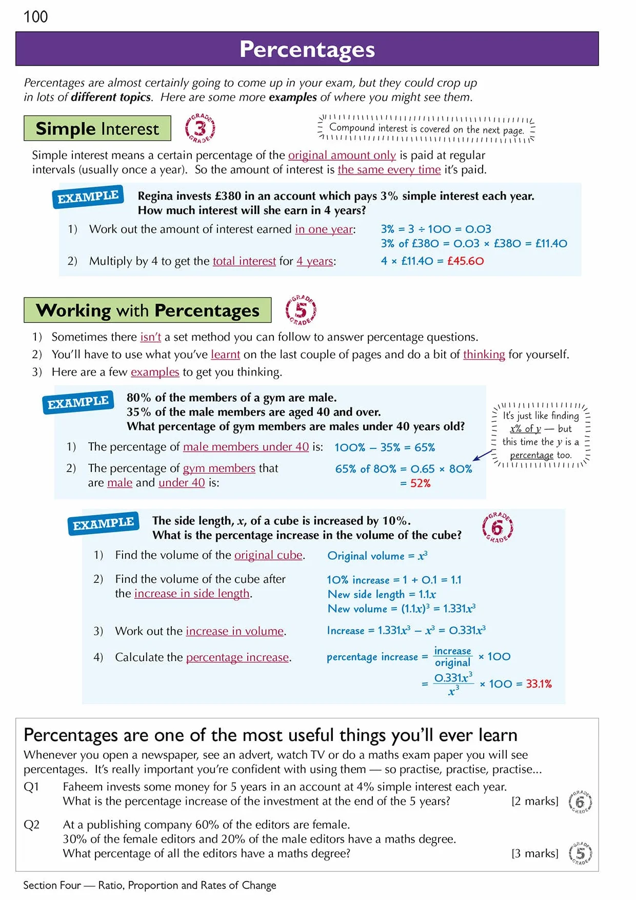 GCSE Maths AQA Complete Revision & Practice: Higher inc Online Ed, Videos & Quizzes