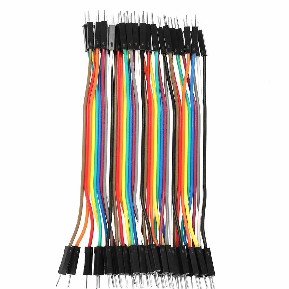 Druty rozruchowe, 3 szt. przewody zworkowe 40 pin M do M Jumper wstążka druciana, 40 pinów M do F przewody rozruchowe, przewody miedziane 10 cm zestaw przewodów zworkowych do deski rozdzielczej