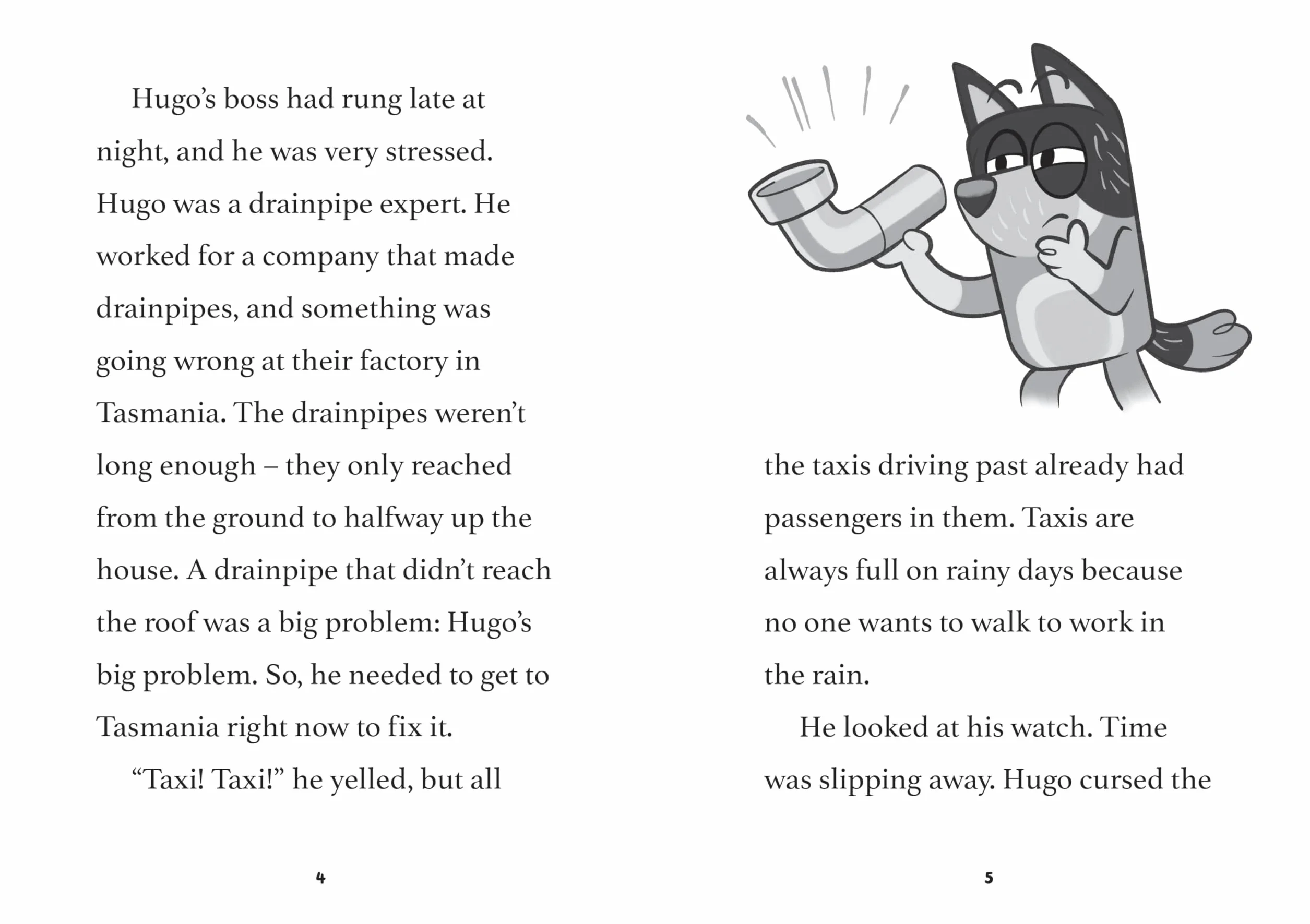 Bluey: Taxi: An Illustrated Chapter Book